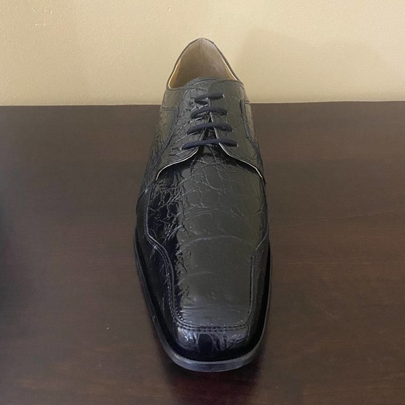 Giorgio Brutini Men's Heft Derby Shoes Croco Print - Picture 4 of 7